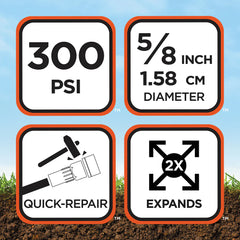 BLACK+DECKER® Expanding Garden Hose - 25 ft.